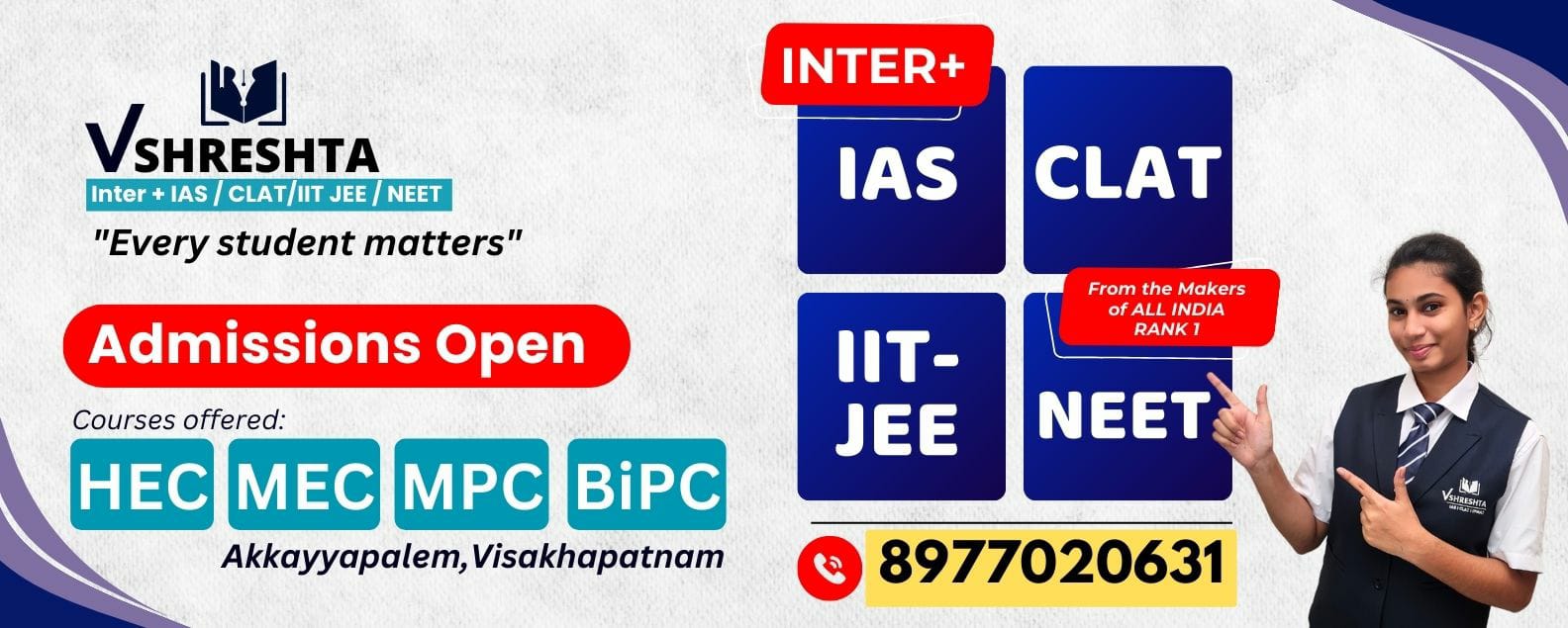 Inter Admissions in Vizag